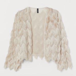 H&M Fringe Cardigan